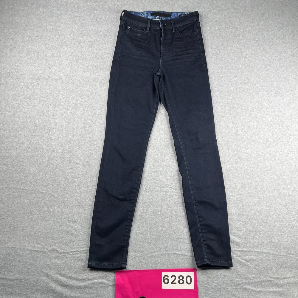Guess Denim Jeans 1981 Skinny Dark Wash Skinny High Womens Size 27